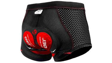 Este pantal¨®n corto de ciclismo tiene un acolchado de cinco capas para evitar la fricci¨®n