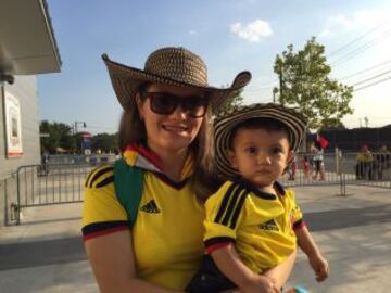 Los hinchas colombianos siguen llenando los estadios del mundo, ahora el Red Bull Arena, será amarillo, azul y rojo.