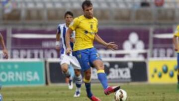 Alfredo Ortuño, en un partido con Las Palmas la temporada pasada.
