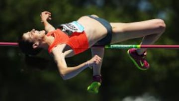 La saltadora c&aacute;ntabra Ruth Beitia. 