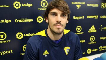 Eugeni, jugador del Cádiz.