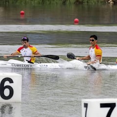 Paco Cubelos e Iñigo Peña, plata, primera medalla española