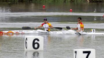Paco Cubelos e I?igo Pe?a, plata, primera medalla espa?ola