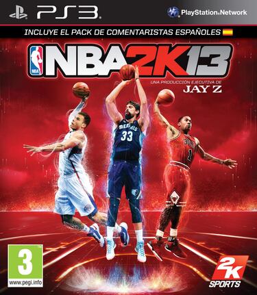 Marc Gasol, Derrick Rose y Blake Griffin, portada de NBA 2K13