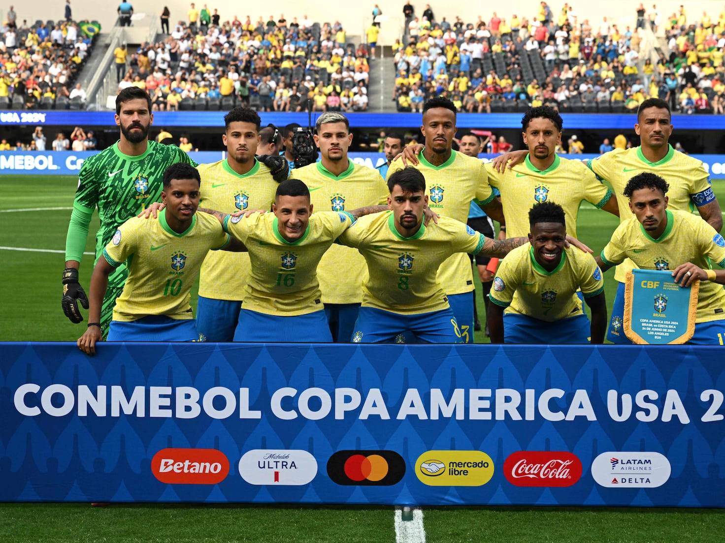 Brazil possible lineup against Paraguay in the 2024 Copa América
