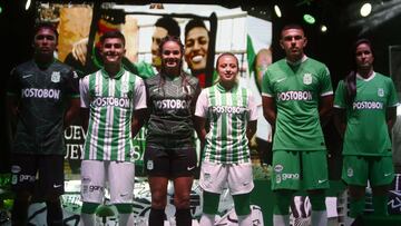 Nacional presentó sus nuevas camisetas para el 2022. El equipo verdolaga lo hizo en pleno clásico ante Millonarios en un evento en la ciudad de Medellín