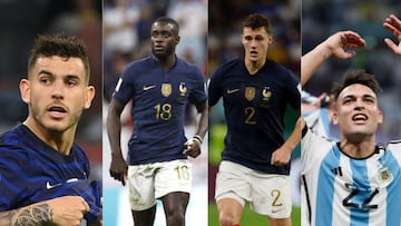 Both European clubs have had at least one player in the World Cup final since Spain 1982, and Argentina-France keeps it going.