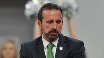 Joan Plaza, entrenador del Unicaja M&aacute;laga.