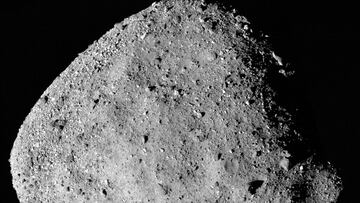 FILE PHOTO: This mosaic image of asteroid Bennu, composed of 12 PolyCam images collected on December 2, 2018 by the OSIRIS-REx spacecraft from a range of 15 miles (24 km).  NASA/Goddard/University of Arizona/Handout via REUTERS   ATTENTION EDITORS - THIS IMAGE WAS PROVIDED BY A THIRD PART/File Photo