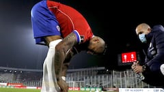 La nueva camiseta que la Roja lució en el duelo ante Brasil