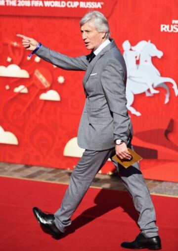 Jose Pekerman, seleccionador de Colombia durante el sorteo de la fase previa para el mundial de Rusia 2018.