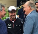 Juan Carlos I: "Alonso volverá a ser bueno con un buen coche"