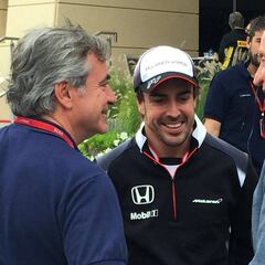 Juan Carlos I: "Alonso volverá a ser bueno con un buen coche"