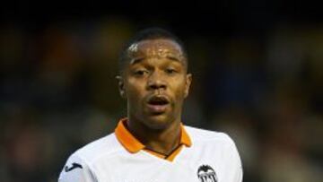 Pabón, jugador del Valencia