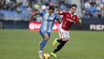 El Málaga venció al Nástic por 2-0.
