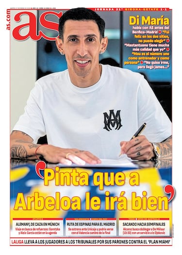 Las portadas de AS de enero