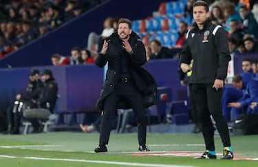 Diego Pablo Simeone, entrenador del Atlético de Madrid.