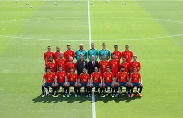 Foto oficial de la Selección Española. 