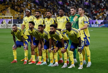 Formacin inicial del Al-Nassr Football Club.