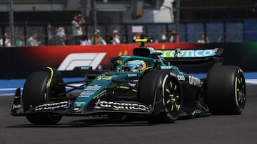 Fernando Alonso (Aston Martin AMR25). Ciudad de México, México. F1 2025.