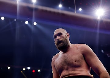 El boxeador nacido en Mánchester, Tyson Fury.