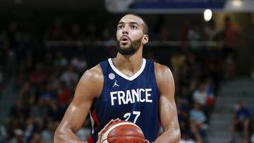 Rudy Gobert con la selección francesa.