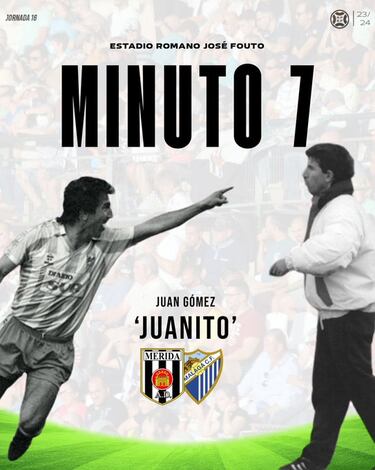 Mérida y Málaga, con el espíritu de Juanito y mucho en juego