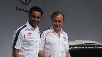 <b>CAMPEONES. </b>Al Attiyah, Sainz y el Polo.