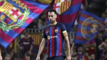 Sergio Busquets during the match between FC Barcelona and FC Bayern Munich, corresponding to the week 5 of the group C of the UEFA Champions League, played at the Spotify Camp Nou, in Barcelona, on 26th october 2022. (Photo by Joan Valls/Urbanandsport /NurPhoto via Getty Images)
PUBLICADA 11/01/23 NA MA10 1COL