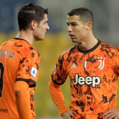 Cristiano y Morata lideran la goleada de la Juve