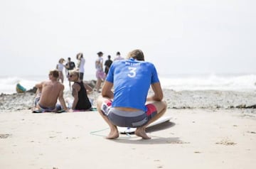 Poco se imaginaba Owen Wright antes de entrar en el agua que saldría como campeón...