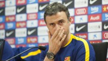 Luis Enrique: "Si hay que elegir, prefiero fichar en ataque"