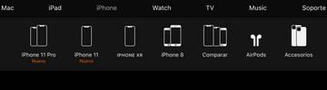 Los iPhone que Apple venden en su web a partir de hoy, adiós al XS, XS Max y 7