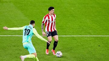 Ander Capa of Athletic Club during the Spanish league, La Liga Santander, football match played between Athletic Club and Granada CF at San Mames stadium on March 07, 2021 in Bilbao, Spain.
 AFP7 
 07/03/2021 ONLY FOR USE IN SPAIN