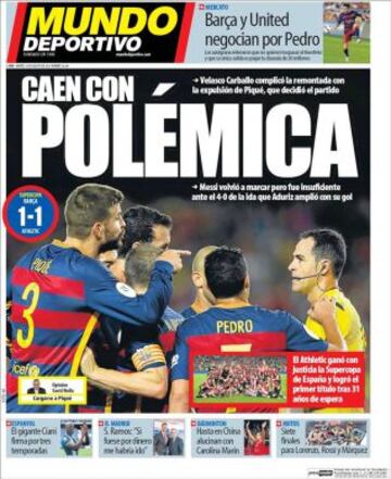 Portadas de la prensa deportiva