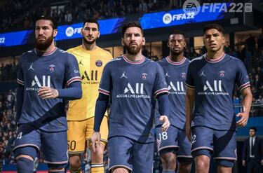 FIFA 22: Simulan el once del PSG tras la llegada de Messi; un equipo de otro planeta
