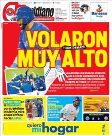 Portadas de la prensa deportiva