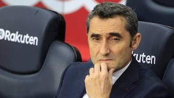 Valverde, entrenador del Barcelona.