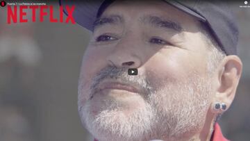 Un adelanto de la ficción argentina muestra a Diego en una reversionando sus palabras en su partido de despedida en 2001.