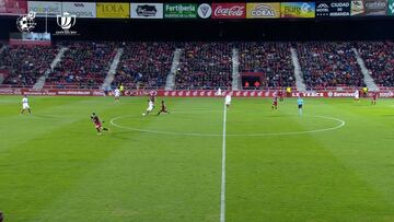 El grave error de Banega que acabó en gol del Mirandés