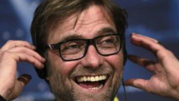Jurgen Klopp, sonriente.