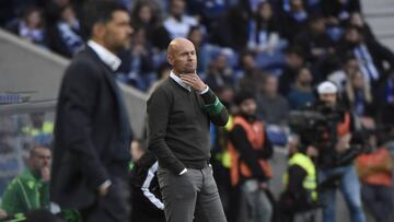 Marcel Keizer, durante un partido ante el Sporting de Portugal.