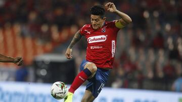 Germ&aacute;n Cano durante el partido entre Medell&iacute;n y Uni&oacute;n Magdalena por Liga &Aacute;guila.