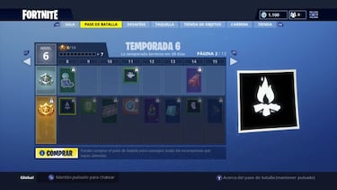 Fortnite Battle Royale: Todos los skins y recompensas del Pase de Batalla de la Temporada 6