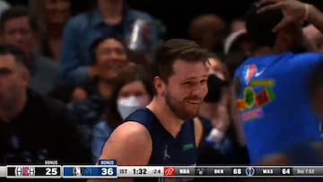 Más puntos que todos los rivales juntos y te pone esta cara: Luka, fuera de control