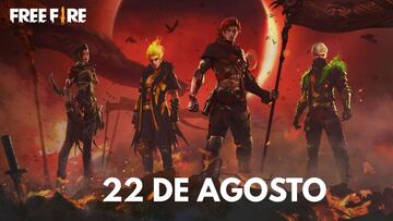 Códigos Free Fire de hoy 22 de agosto de 2021; todas las recompensas gratis