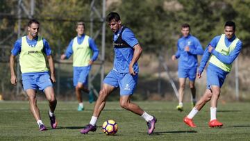 Gabriel Pires durante el entrenamiento.