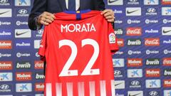 Presentaci&oacute;n de &Aacute;lvaro Morata como nuevo jugador del Atl&eacute;tico de Madrid.