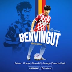 Oficial: Minsu llega cedido por el Girona