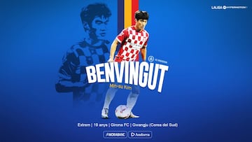 Oficial: Minsu llega cedido por el Girona